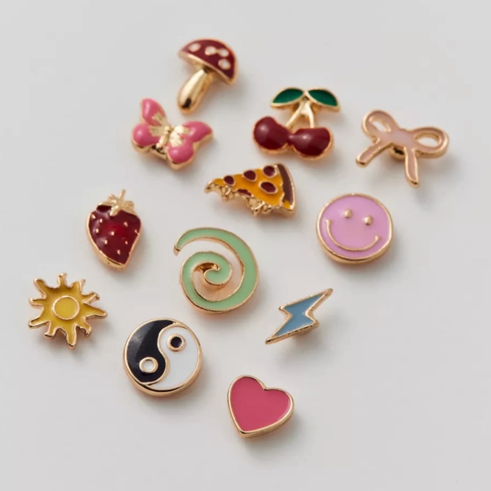NWT Enamel Post Mismatched Earring Set - Picture 3 of 6